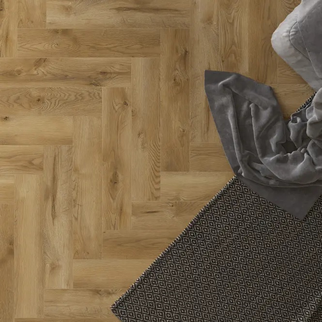 Laminált padlóburkolat tölgy Calpe 8mm AC5 Herringbone WR 66934