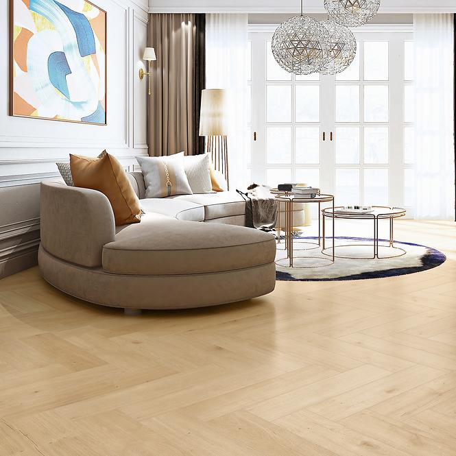 Laminált padló vízálló Tölgy Denia 8mm AC5 Herringbone WR 64111