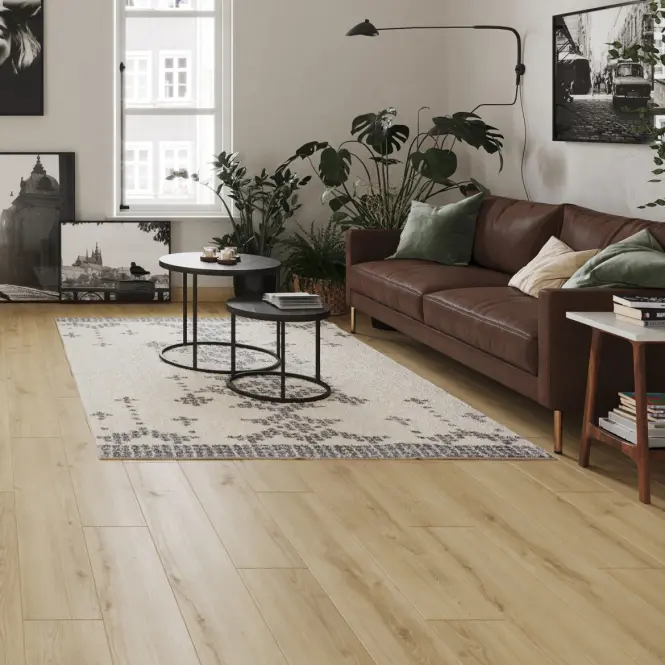 Laminált padló vízálló tölgy Natural 8mm AC5 Ocean WR 66889