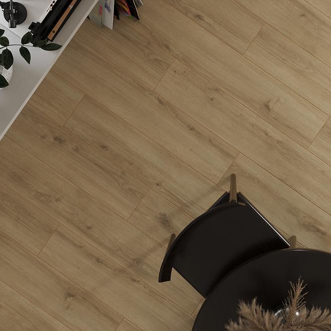 Laminált padló vízálló tölgy Natural 8mm AC5 Ocean WR 66889