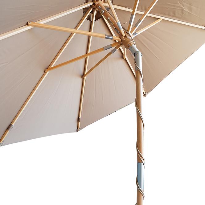 Kerti napernyő Malaga 300 cm bézs,3