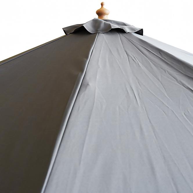 Kerti napernyő Fie 300 cm szürke