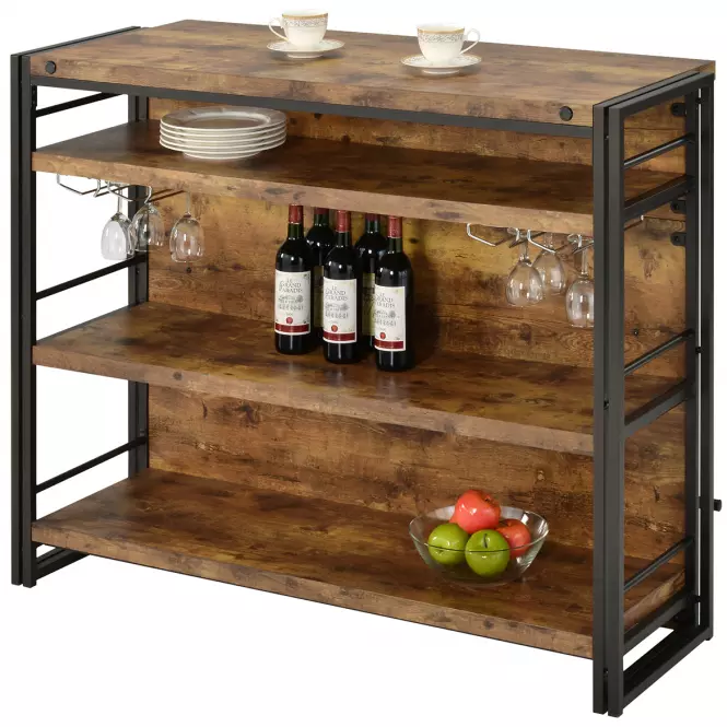 Bár asztal GC5140 Barna/Fekete