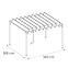 Kerti pavilon YF-3866N 3x3,6m,2