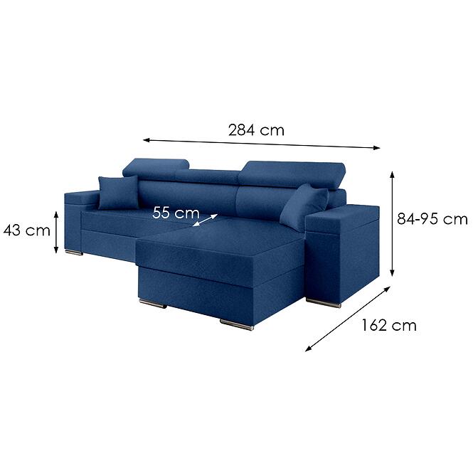 Sarokgarnitúra szett Focus S Doha 11 jobbos,5