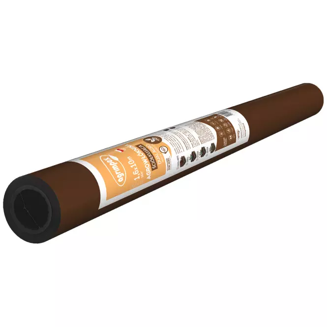 Mulcsozó agrotextília Agrimpex barna-fekete 50 g 1,6x10 m mini tekercs