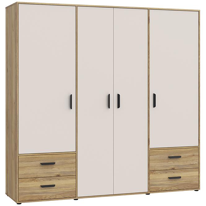 Szekrény Mokkaro Moks841-M802 Homok/tölgy Mauvella