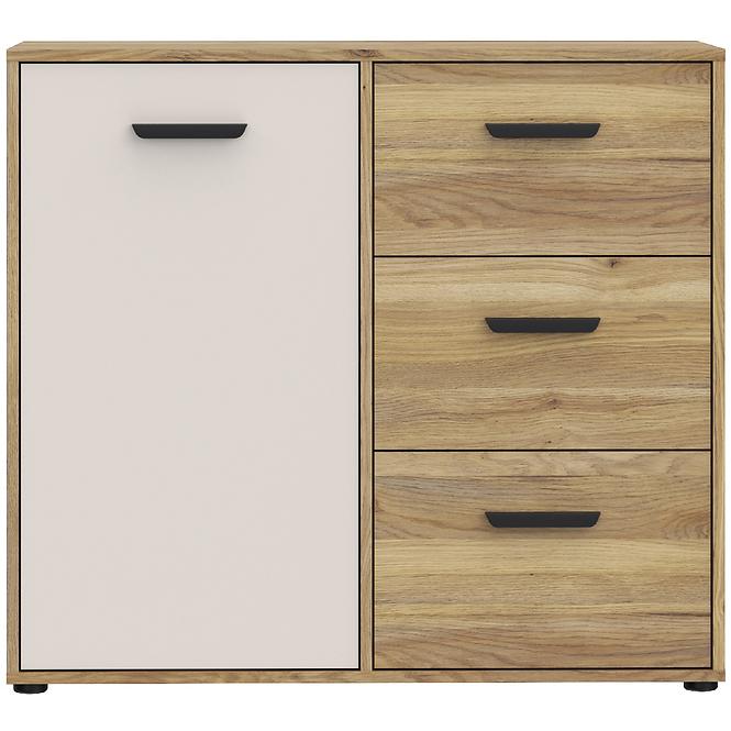 Komód Mokkaro Mokk221l-M802 Homok/tölgy Mauvella,2