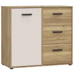 Komód Mokkaro Mokk221l-M802 Homok/tölgy Mauvella