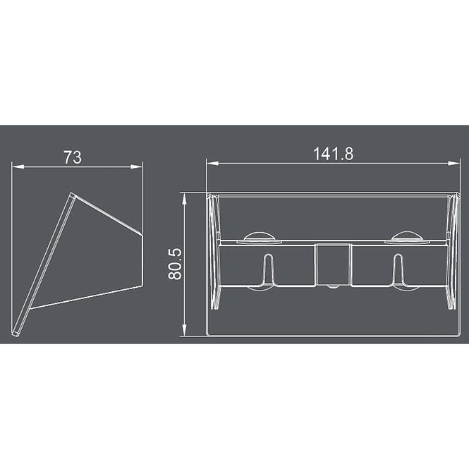 Solar lampa Tyche  46831 KGD2,12