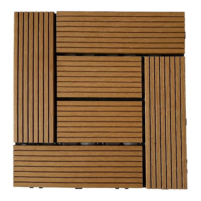 Wpc terasz platform Teak 300x300