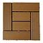 Wpc terasz platform Teak 300x300