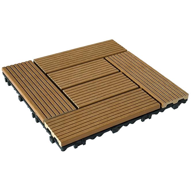 Wpc terasz platform Teak 300x300