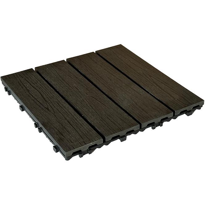 Wpc terasz platform Antracit- felülete faipari 300x300