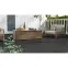 Wpc terasz platform Antracit- felülete faipari 300x300,4
