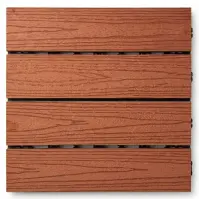 Wpc terasz platform Teak- felülete faipari 300x300
