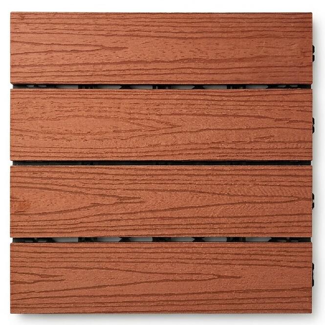 Wpc terasz platform Teak- felülete faipari 300x300