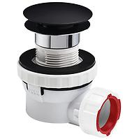 Mosdószifon Nano Quick-Clack matt fekete 30723978