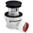 Mosdószifon Nano Quick-Clack matt fekete 30723978