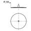 Univerzális dugó Frisby Ø 110 mm fehér (39222501),2