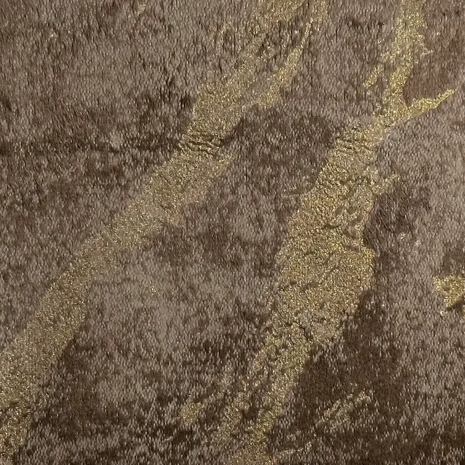 Karikás függöny Velvet Justi YX514/4 135x250 cm barna,2