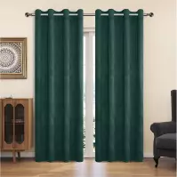 Függöny karikákkal YC11932/200G/003/140x250 cm zöld
