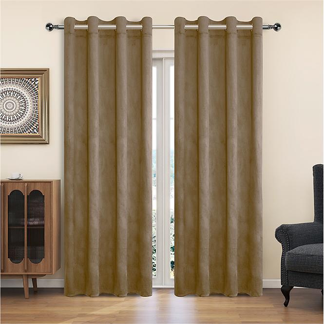 Függöny karikákkal YC11932/200G/006/140x250 cm bézs