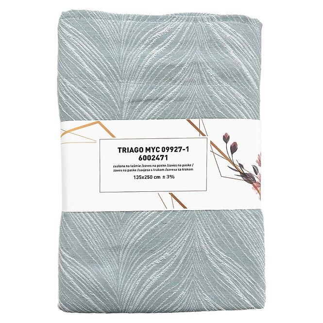 Függöny szalagon Triago MYC09927/1 135x250 cm világoskék