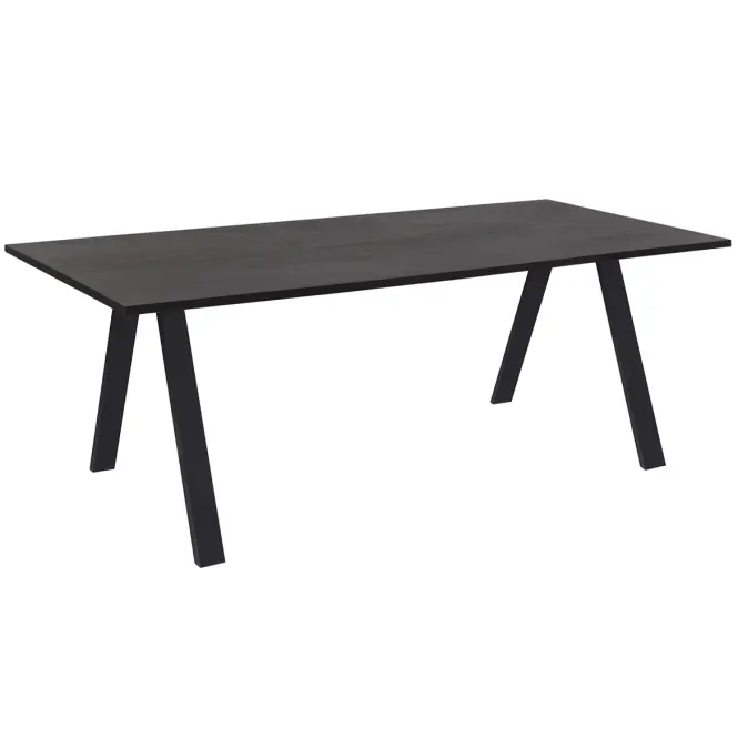 Asztallap fekete TT SW503 9550 200x90 cm fekete