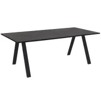 Asztallap fekete TT SW503 9547 160x80 cm fekete