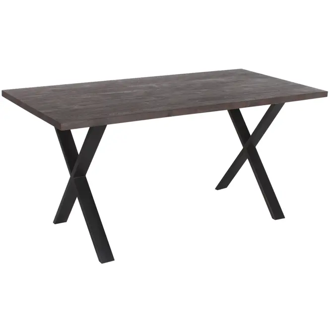 Asztallap fekete TT SW504 9546 160x80 cm szürke