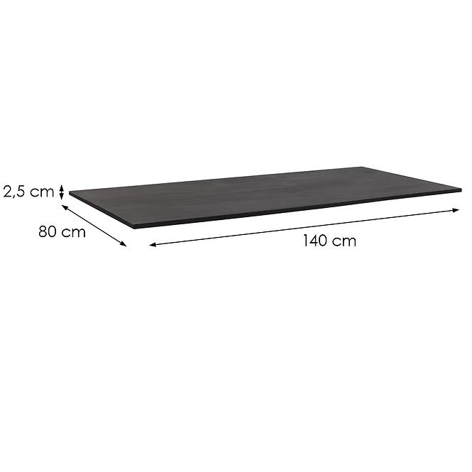 Asztallap Tt Black Sw503 9544 140x80 Cm,3