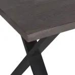 Asztallap fekete TT SW504 9543 140x80 cm szürke