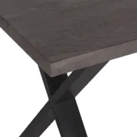 Asztallap fekete TT SW504 9543 140x80 cm szürke