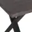Asztallap fekete TT SW504 9543 140x80 cm szürke