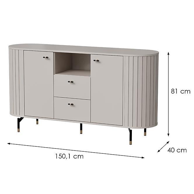 Komód  Zante Za2 Cashmere,2