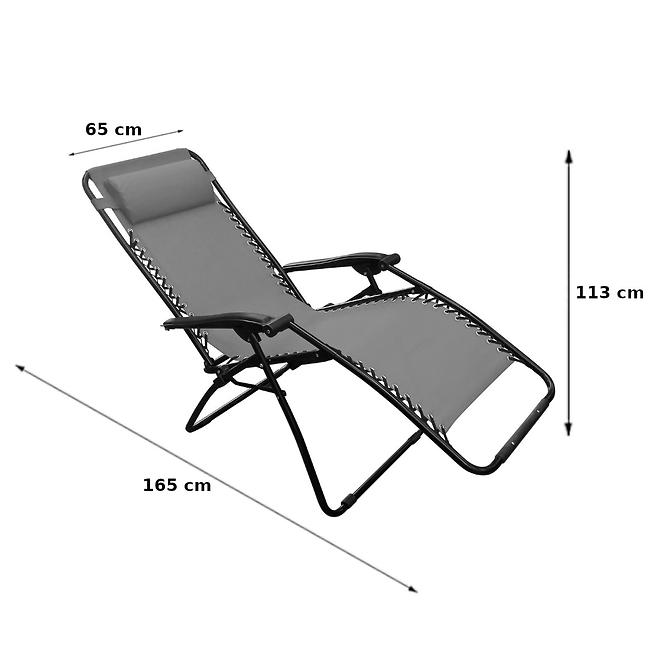 Kerti nyugágy D-070 piros
