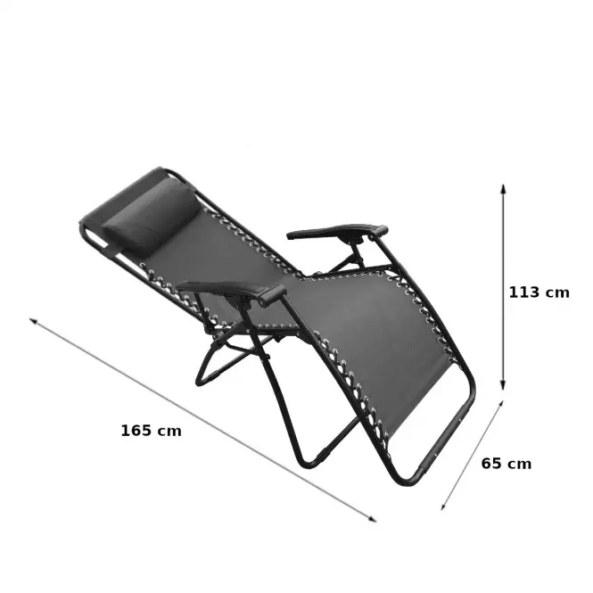 Kerti nyugágy D-070 kék,2