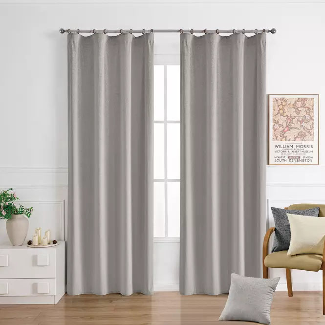 Függöny szalagon EMMA VET447/2/210GSM 140x250 cm bézs