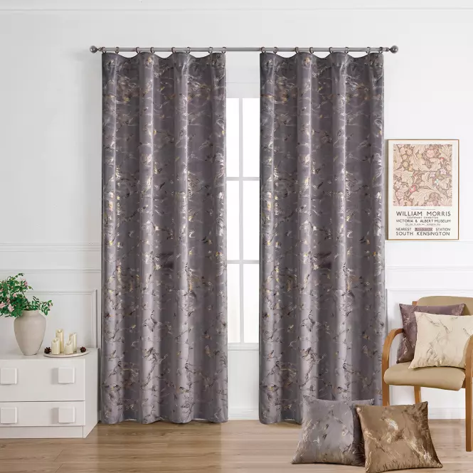 Függöny szalagon GOLDY VET479/4/210GSM 140x250 cm szürke