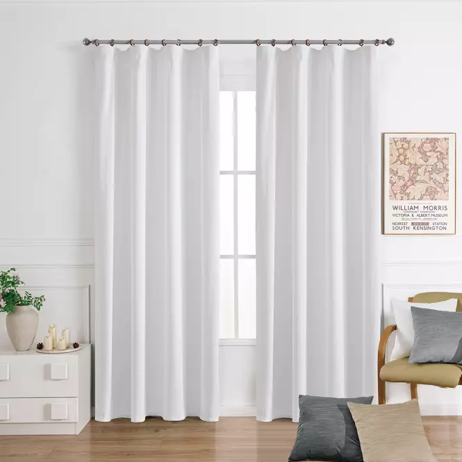 Függöny szalagon SOFI VET476/1/210GSM 140x250 cm krémszínű