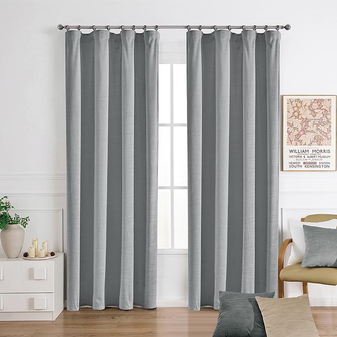 Függöny szalagon SOFI VET476/6/210GSM 140x250 cm szürke