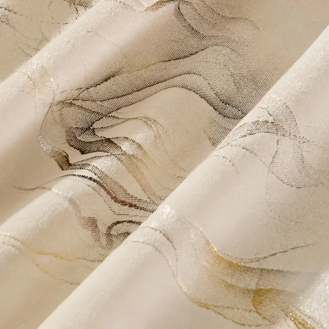 Függöny karikákon GOLDY VET479/1/210GSM 140x250 cm krémszínű