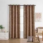Függöny karikákon GOLDY VET479/2/210GSM 140x250 cm barna