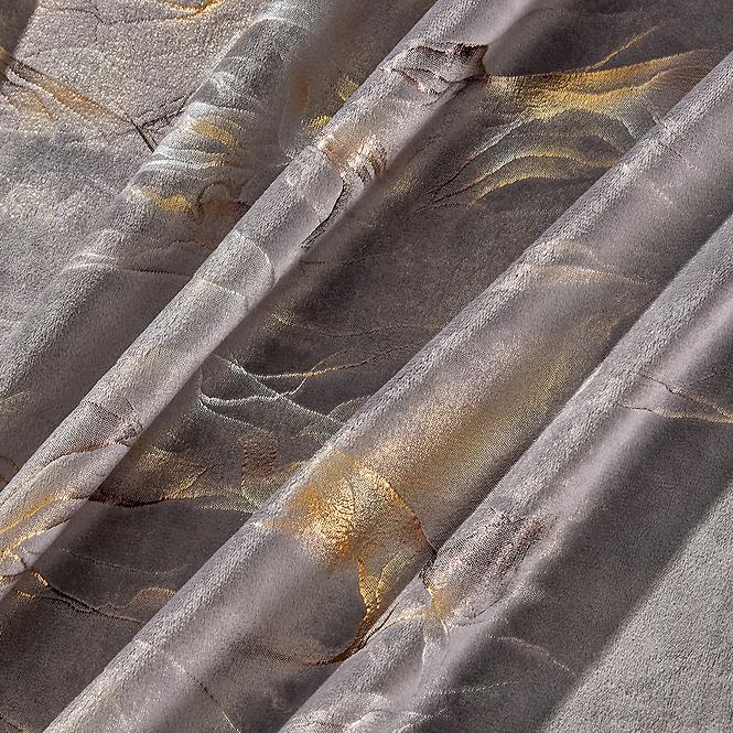 Függöny karikákon GOLDY VET479/4/210GSM 140x250 cm szürke,2