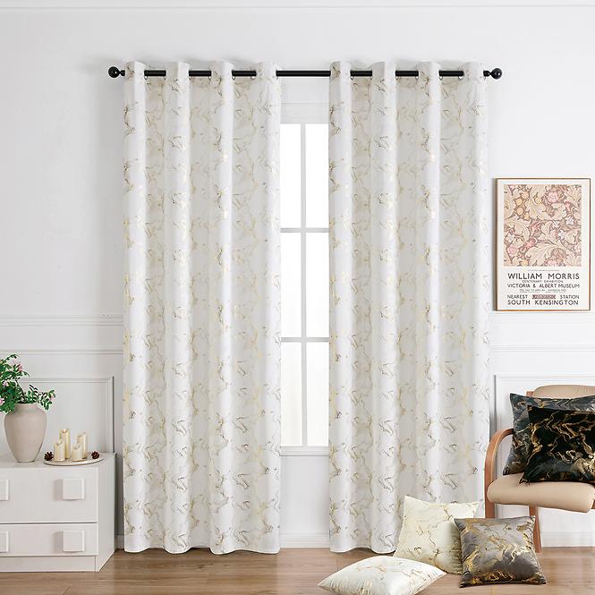 Függöny karikákon KLOE VET427/1/210GSM 140x250 cm fehér