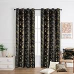Függöny karikákon KLOE VET427/6/210GSM 140x250 cm fekete