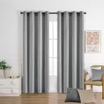 Függöny karikákon SOFI VET476/6/210GSM 140x250 cm szürke