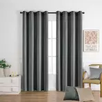 Függöny karikákon SOFI VET476/7/210GSM 140x250 cm szürke