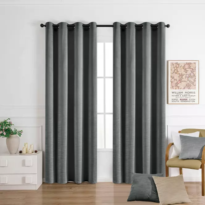 Függöny karikákon SOFI VET476/7/210GSM 140x250 cm szürke